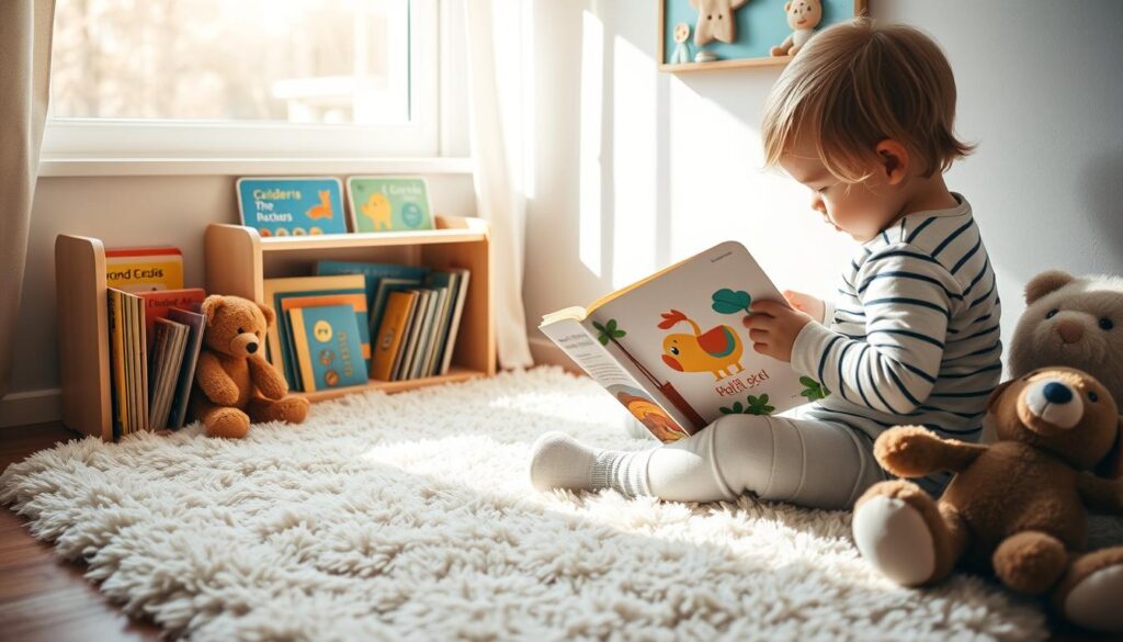board book reading routine