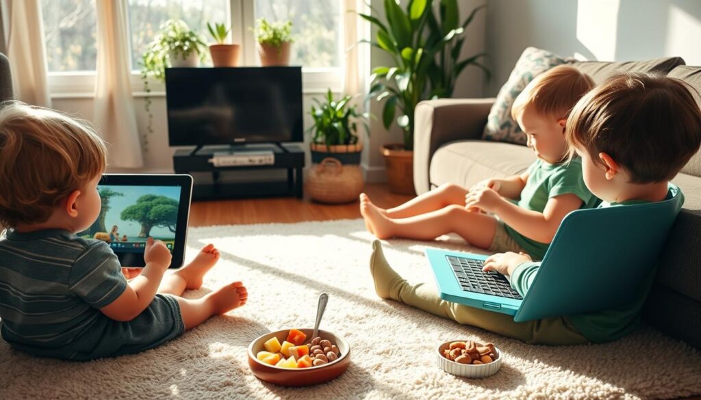 healthy screen time habits for preschoolers