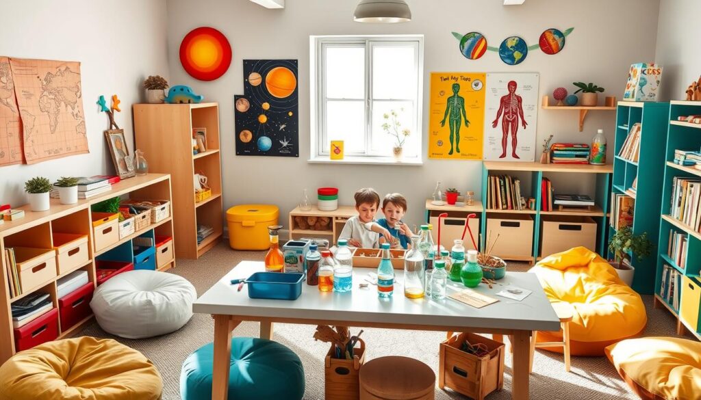 kid-friendly science space